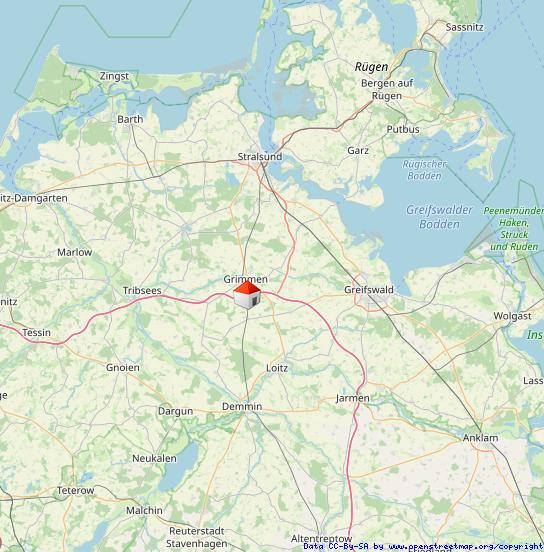 Etagenwohnung Grimmen - 2 Zimmer, 80 m&sup2;, 620&euro; | Angebot:23703378