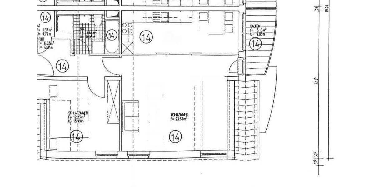 Dachgeschoßwohnung Nauen - 2 Zimmer, 64 m&sup2;, 849&euro; | Angebot:23860852
