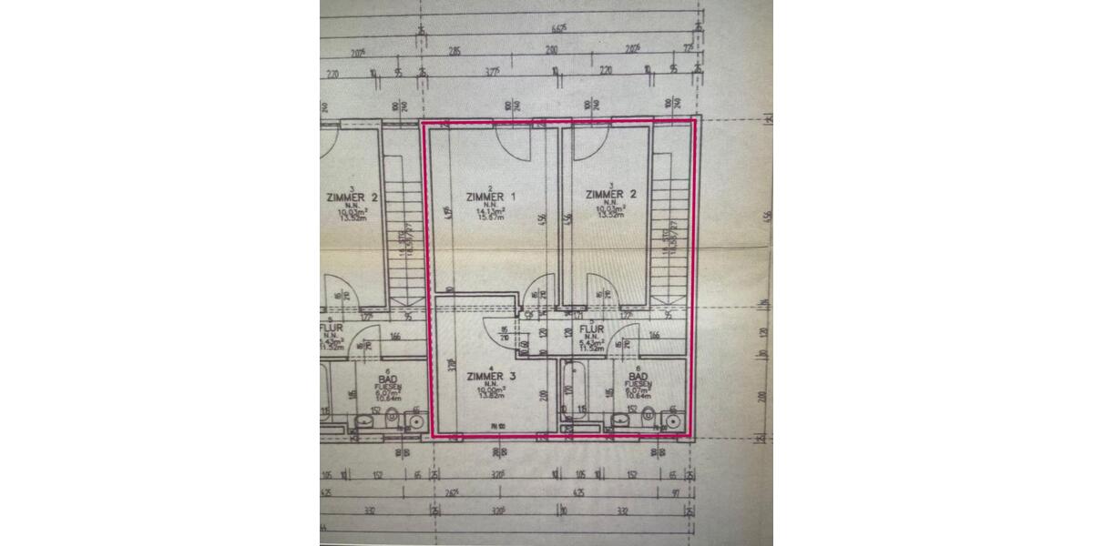 Etagenwohnung Rüsselsheim am Main - 5 Zimmer, 93 m&sup2;, 1.400&euro; | Angebot:24491816