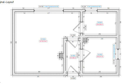 Moderne, KERNSANIERTE, 1-Zimmer-Wohnung 32qm, 1. Bezug, gehoben 1 zimmer