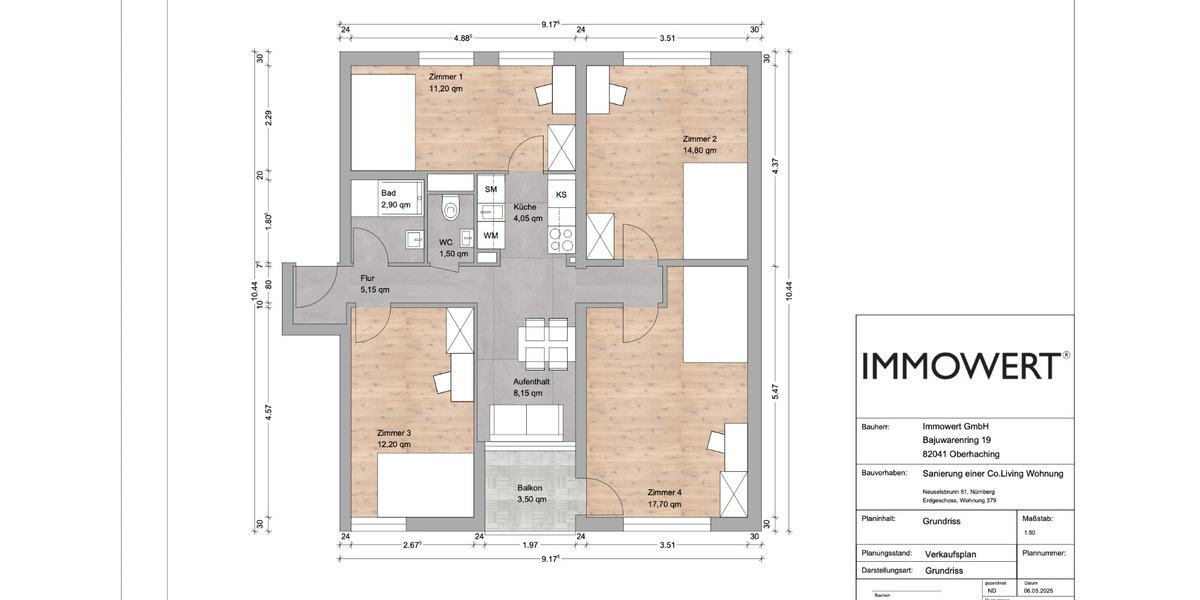 Wohnen auf Zeit Nürnberg Langwasser - 1 Zimmer, 19 m&sup2;, 580&euro; | Angebot:24814719