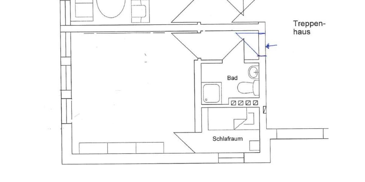 Erdgeschoßwohnung Oschatz - 1 Zimmer, 30 m&sup2;, 180&euro; | Angebot:25380126