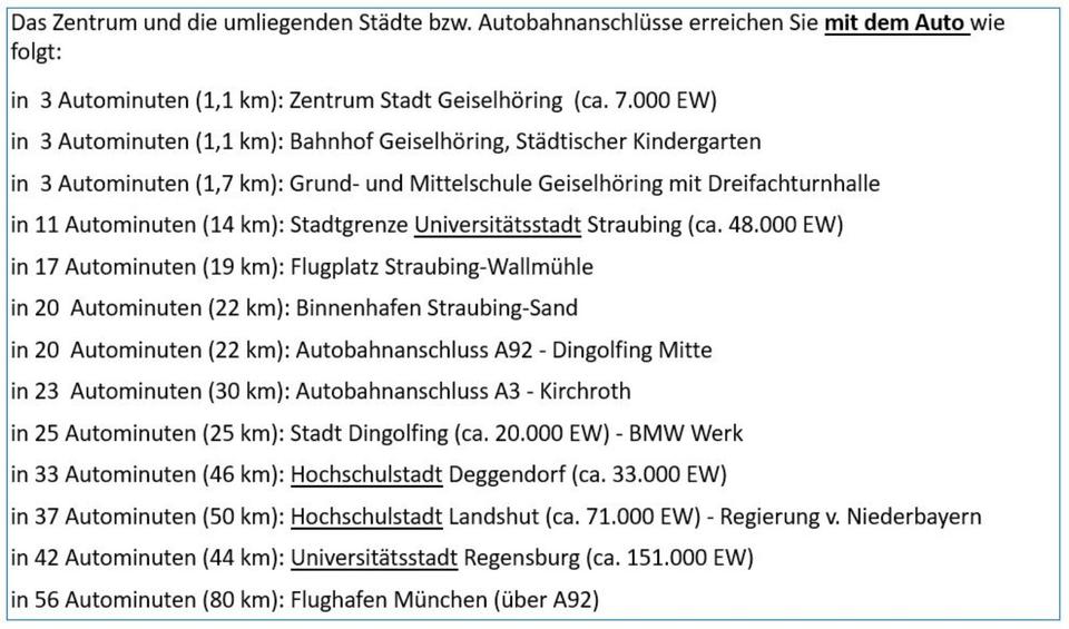 Etagenwohnung Geiselhöring - 4 Zimmer, 75 m&sup2;, 920&euro; | Angebot:24434452