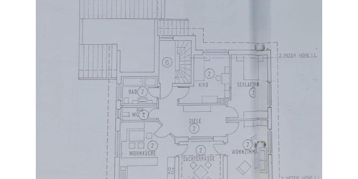 Dachgeschoßwohnung Geislingen an der Steige - 3.5 Zimmer, 102 m&sup2;, 980&euro; | Angebot:24630717