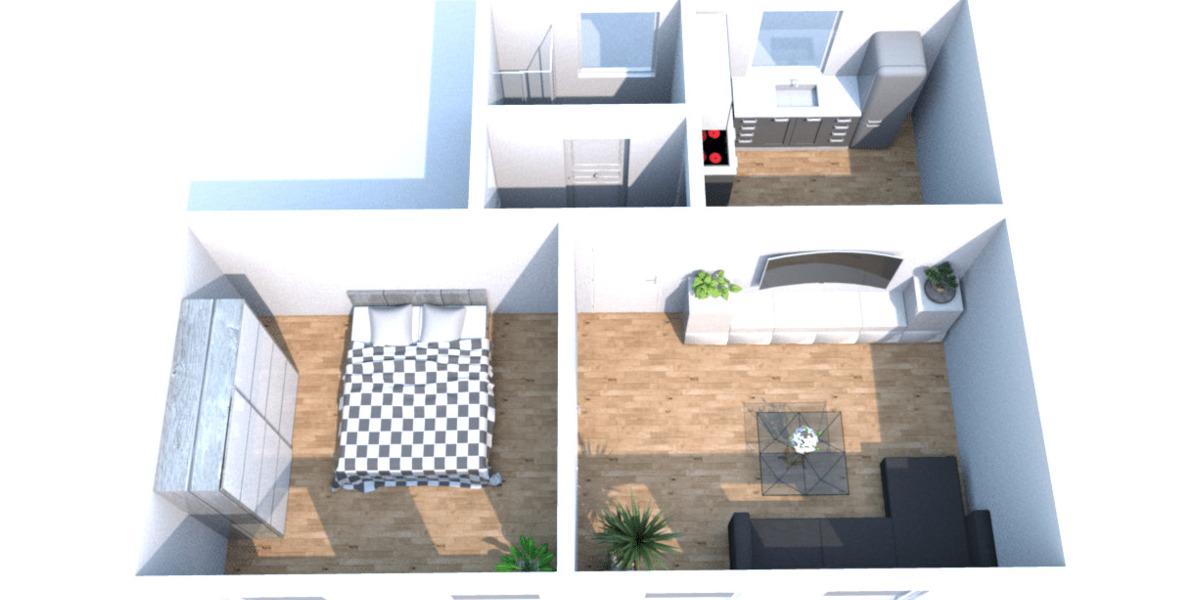 Etagenwohnung Waldheim Schönberg - 2 Zimmer, 45 m&sup2;, 260&euro; | Angebot:26569506