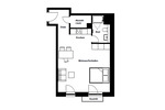 Etagenwohnung Hamburg Hamburg-Mitte - 1 Zimmer, 46 m&sup2;, 1.175&euro; | Angebot:21781280
