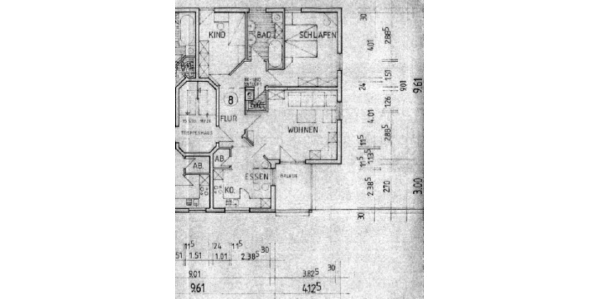 3 Zi. Whg., Zentrums- und Uninähe, kleine und ruhige Wohnanlage, Bad mit Fenster, Stellplatz 3 zimmer
