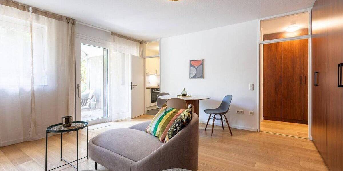 Terrassenwohnung München Schwabing-Freimann - 2 Zimmer, 50 m&sup2;, 1.900&euro; | Angebot:26712739