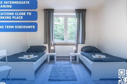 Wohnen auf Zeit Wiesbaden Nordost - 3 Zimmer, 75 m&sup2;, 18&euro; | Angebot:24625045