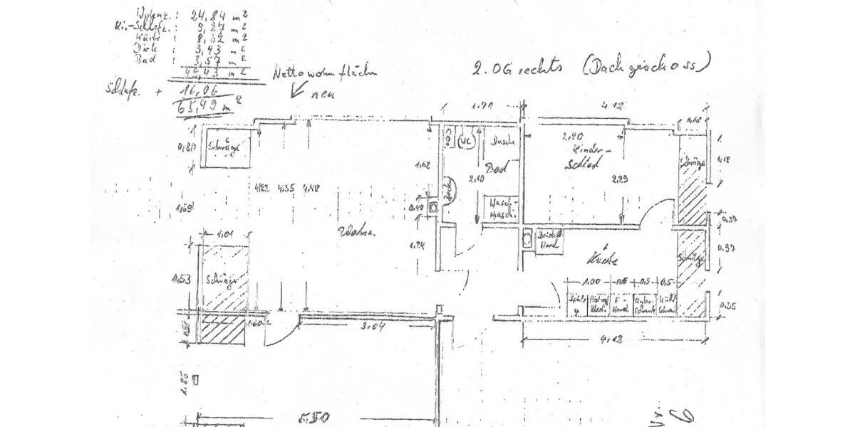 Dachgeschoßwohnung Kamenz - 3 Zimmer, 65 m&sup2;, 330&euro; | Angebot:25281581