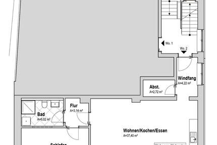 Erdgeschoßwohnung im Zentrum Horneburgs