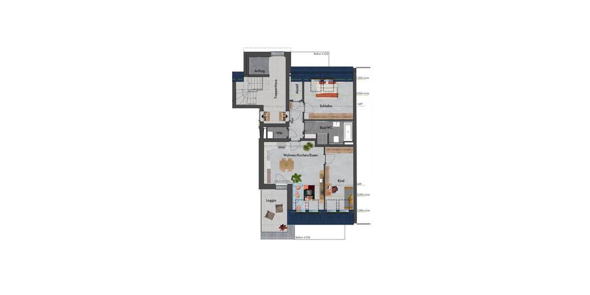 Etagenwohnung Chemnitz Kaßberg - 3 Zimmer, 71 m&sup2;, 1.055&euro; | Angebot:26036625