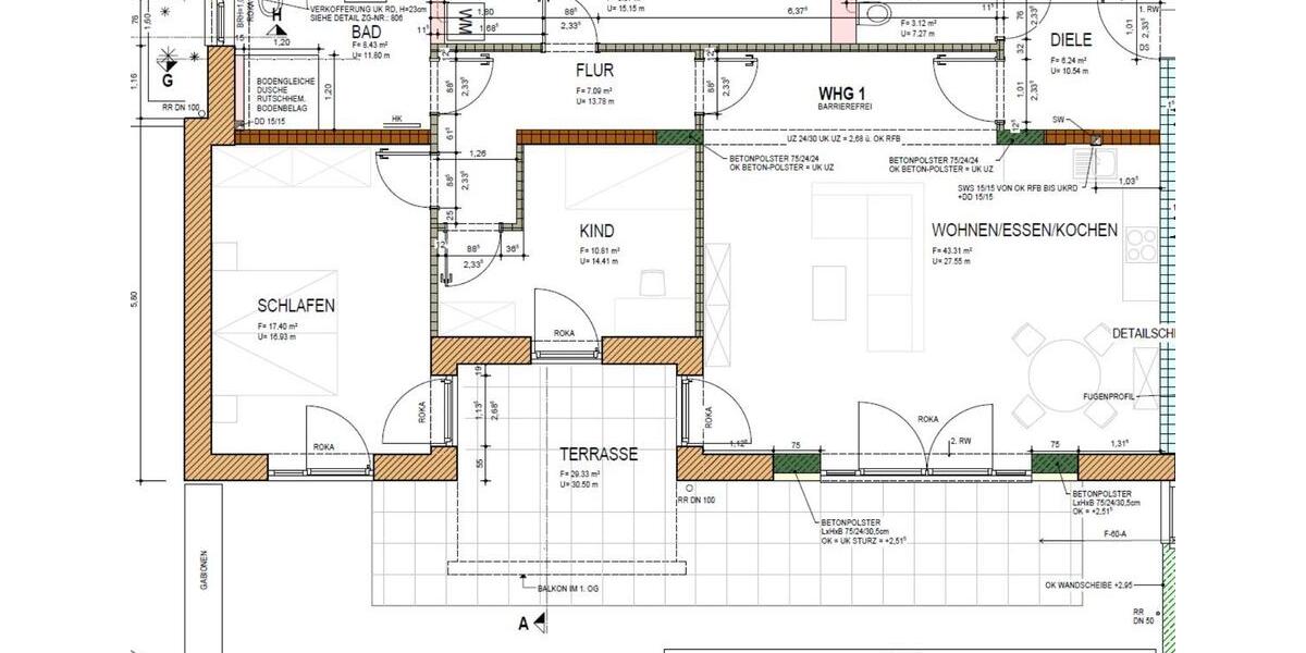 Erdgeschoßwohnung Wadern - 3 Zimmer, 106 m&sup2;, 1.200&euro; | Angebot:19540185