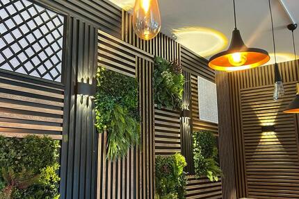 Exklusive Wanddeko für Gastronomie - 1m² inkl. Aufbau zimmer