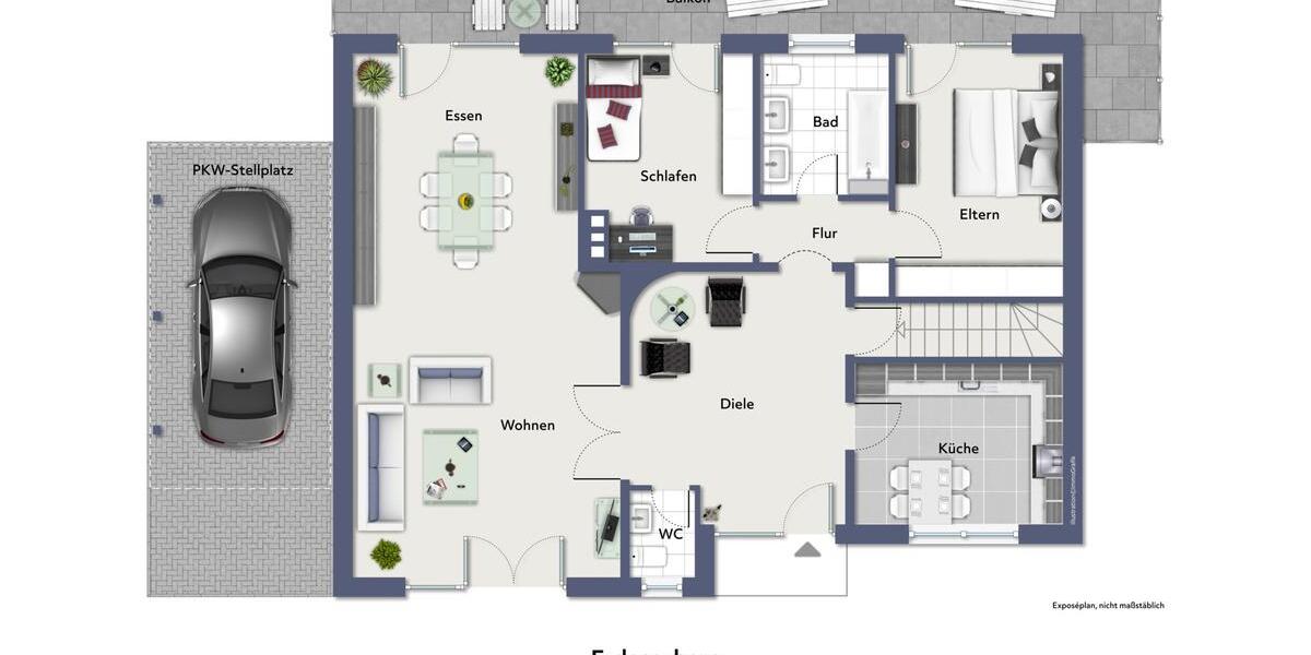 Einfamilienhaus Tecklenburg - 3 Zimmer, 113 m&sup2;, 1.050&euro; | Angebot:25327080