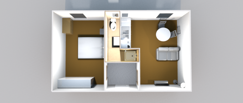 Etagenwohnung Neunkirchen am Sand - 1 Zimmer, 35 m&sup2;, 450&euro; | Angebot:24610323