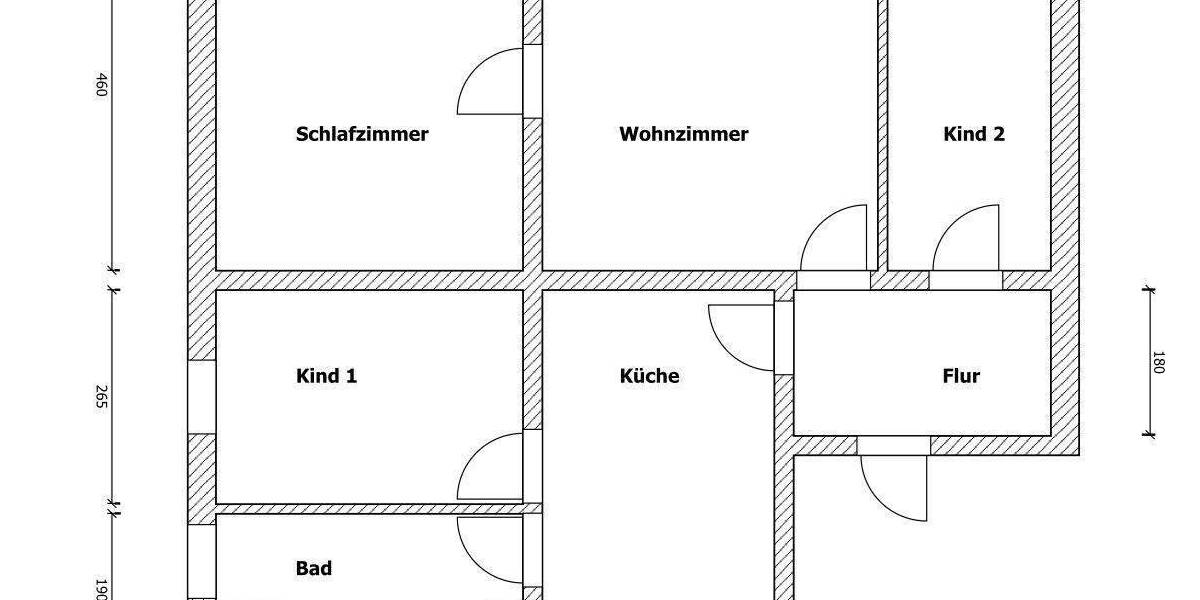 Etagenwohnung Lichtenstein - 4 Zimmer, 82 m&sup2;, 520&euro; | Angebot:24746663