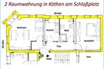 Moderne Wohnung mit 2 ZKB am Schloß von Köthen !