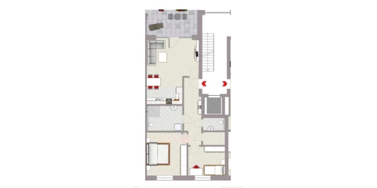 Etagenwohnung Rhede - 3 Zimmer, 87 m&sup2;, 1.050&euro; | Angebot:26611396