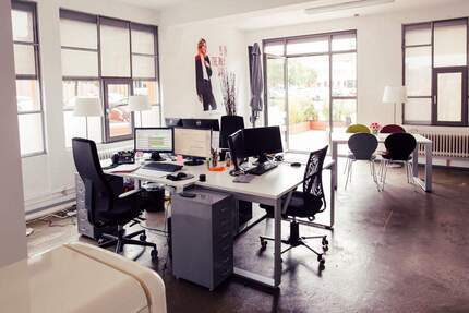 Büros und Arbeitsplätze in bunter Bürogemeinschaft - All-in-Miete zimmer