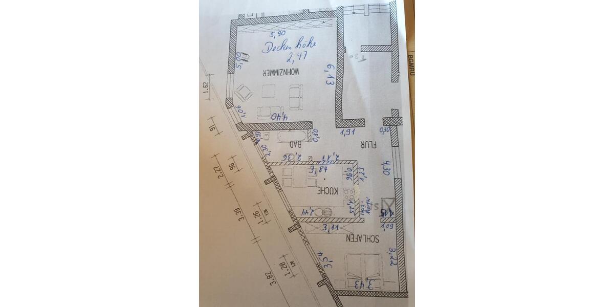 Etagenwohnung Bornheim - 2 Zimmer, 88 m&sup2;, 1.095&euro; | Angebot:26060431