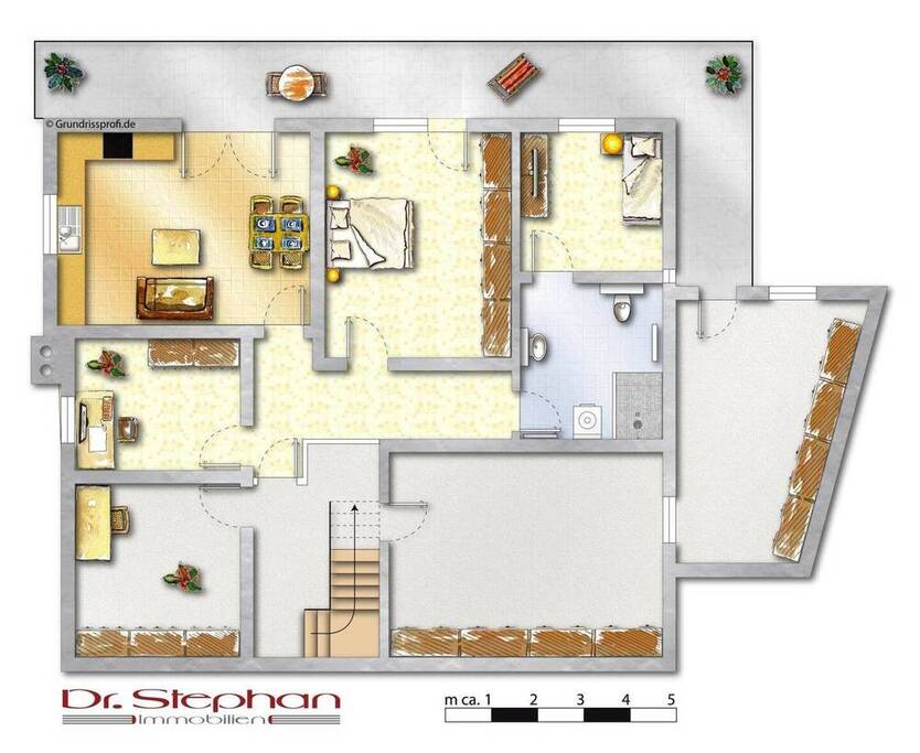 Wohnung mit Garten in Gadernheim