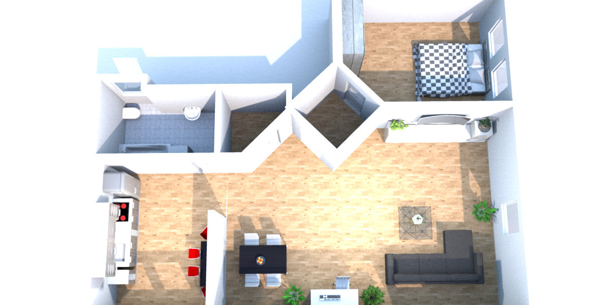 Etagenwohnung Waldheim Schönberg - 2 Zimmer, 64 m&sup2;, 370&euro; | Angebot:25688924