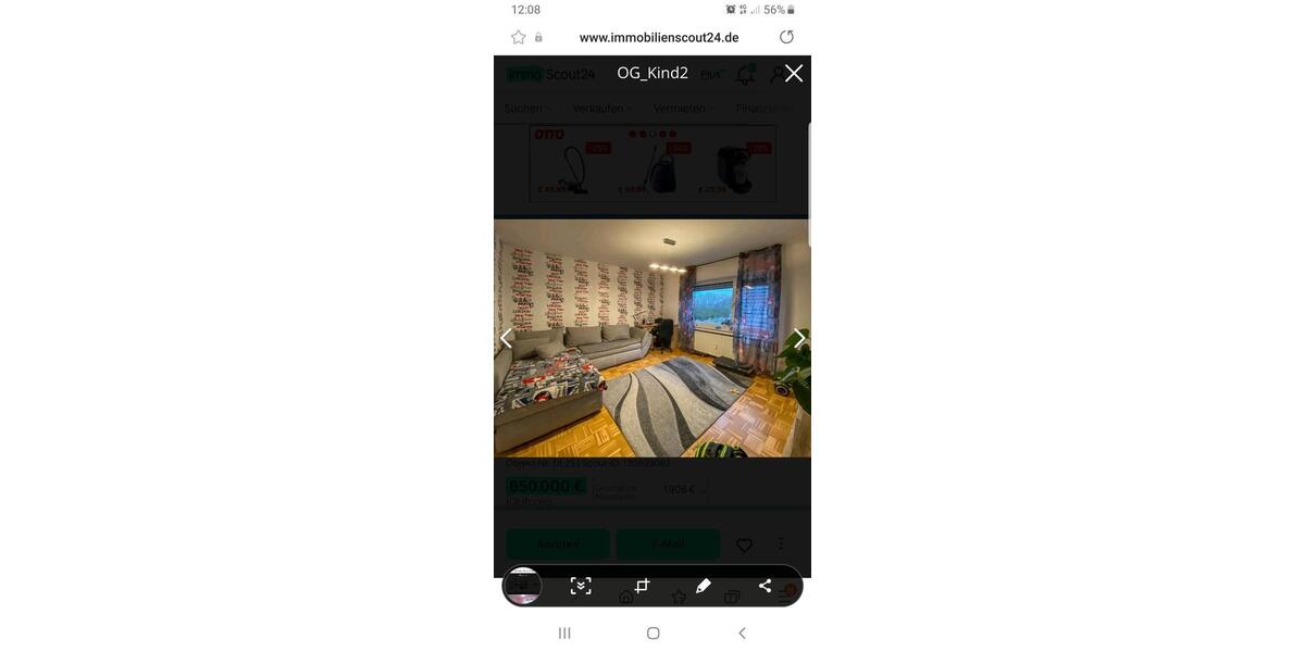 Etagenwohnung Raesfeld - 4 Zimmer, 108 m&sup2;, 1.308&euro; | Angebot:26043389