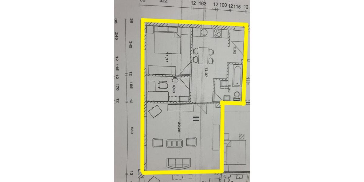 Etagenwohnung Seehausen (Altmark) - 3 Zimmer, 65 m&sup2;, 345&euro; | Angebot:24795691