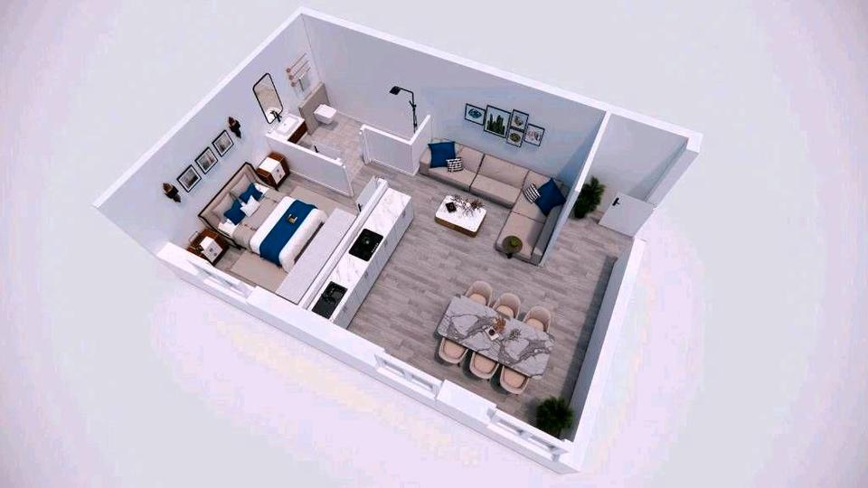 Etagenwohnung Sankt Wendel - 2 Zimmer, 65 m&sup2;, 485&euro; | Angebot:25989374