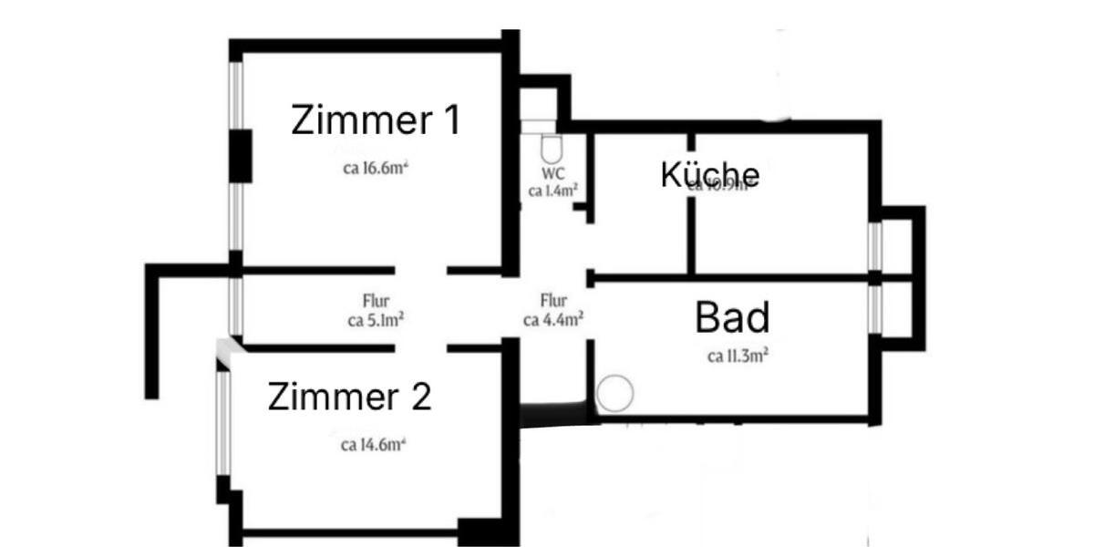 Wohnung WG Zimmer vermieten 2 zimmer