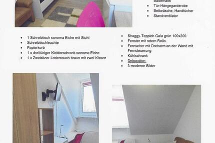 WG-Zimmer für Studenten (männlich) Rooms for male students zimmer