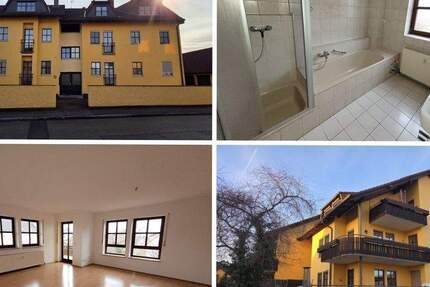 * VIEL PLATZ * LICHTDURCHFLUTET * TOP GESCHNITTEN * 4-Zi-Whg mit BALKON, EBK + GARAGE in Roth * 4 zimmer