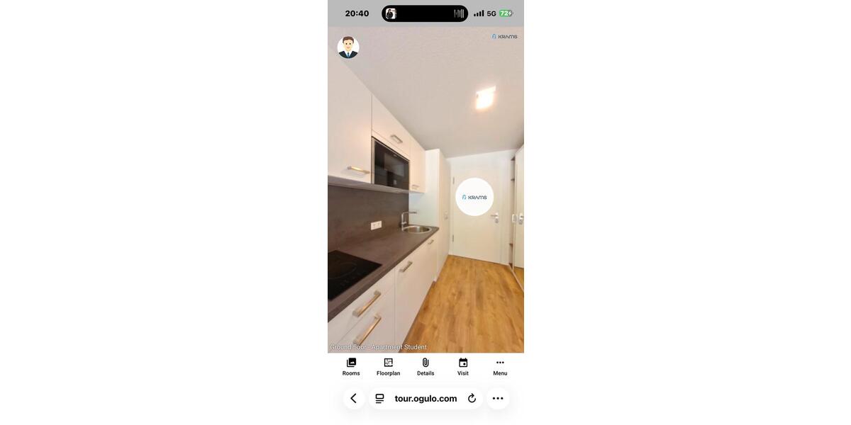 Wohnen auf Zeit Reutlingen Orschel-Hagen - 1 Zimmer, 22 m&sup2;, 670&euro; | Angebot:26434307