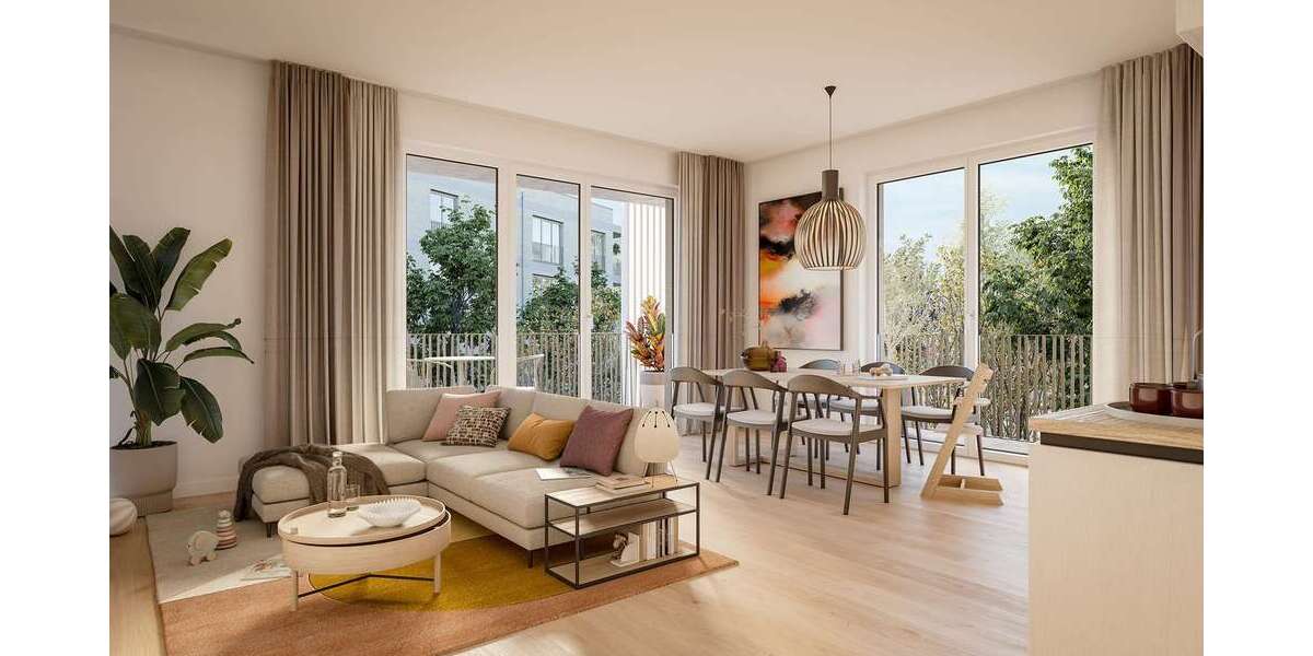 Etagenwohnung Oberschleißheim - 4 Zimmer, 98 m&sup2;, 1.860&euro; | Angebot:26996161