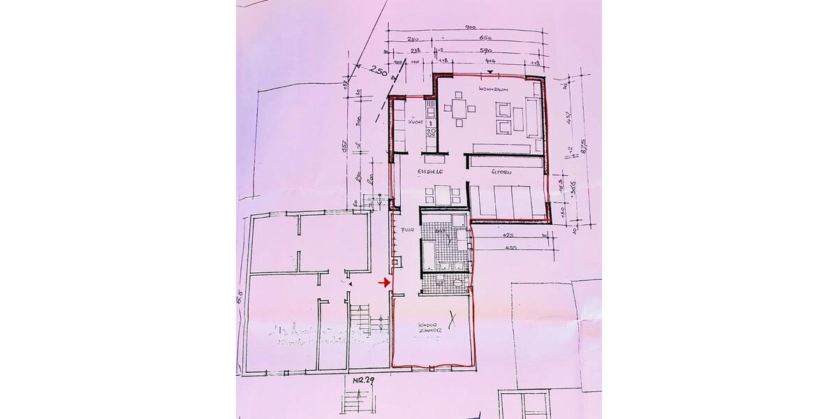 Terrassenwohnung Kaufungen - 3.5 Zimmer, 100 m&sup2;, 850&euro; | Angebot:26036562
