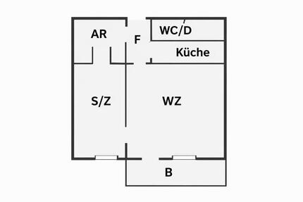 Wohnung Potsdam Potsdam West - 2 Zimmer, 43 m&sup2;, 550&euro; | Angebot:26227683