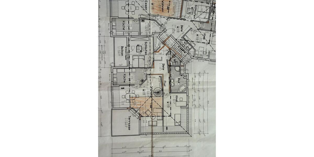 Dachgeschoßwohnung Erzhausen - 4 Zimmer, 140 m&sup2;, 1.600&euro; | Angebot:25932492