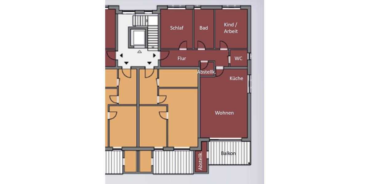 Etagenwohnung Simbach am Inn - 3 Zimmer, 100 m&sup2;, 1.165&euro; | Angebot:26612623