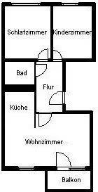 Wohnen auf Zeit Halle (Saale) Halle-Neustadt - 3 Zimmer, 57 m&sup2;, 595&euro; | Angebot:26582234