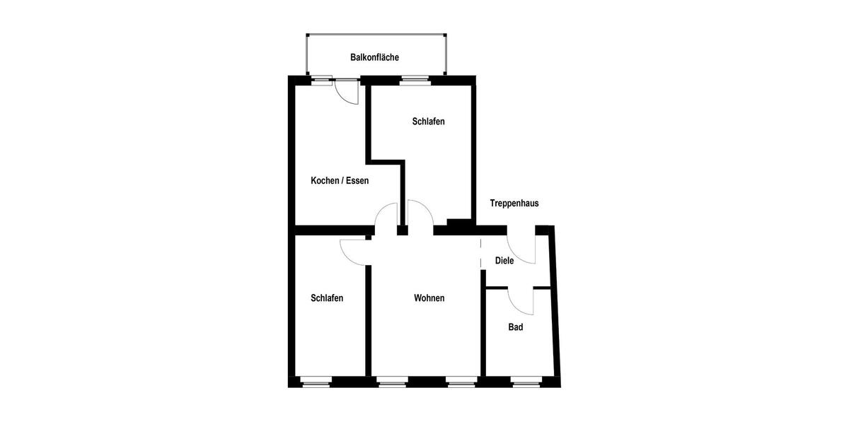 Etagenwohnung Mönchengladbach West - 3 Zimmer, 79 m&sup2;, 850&euro; | Angebot:26605432