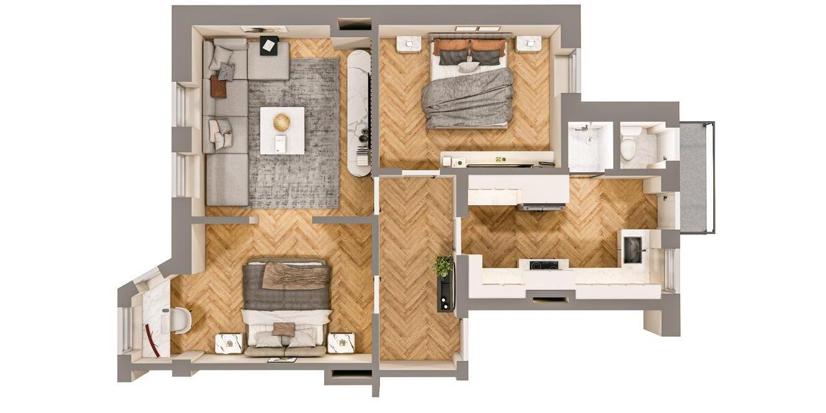 Etagenwohnung Bremerhaven - 3 Zimmer, 61 m&sup2;, 420&euro; | Angebot:26619529