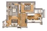 Etagenwohnung Bremerhaven - 3 Zimmer, 61 m&sup2;, 420&euro; | Angebot:26619529
