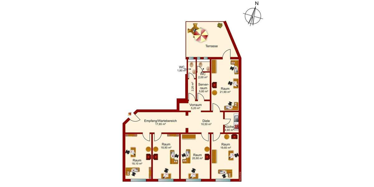 Gewerbeobjekt Garmisch-Partenkirchen Partenkirchen - 5 Zimmer, 146 m&sup2;, 1.990&euro; | Angebot:25703945