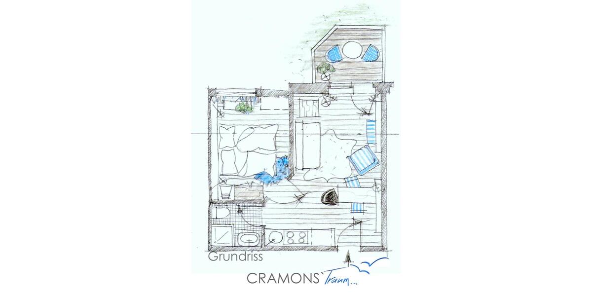 Wohnen auf Zeit Brüsewitz - 2 Zimmer, 33 m&sup2;, 790&euro; | Angebot:12859278