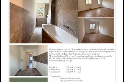 Wohnung Zwenkau - 2 Zimmer, 48 m&sup2;, 550&euro; | Angebot:25956737