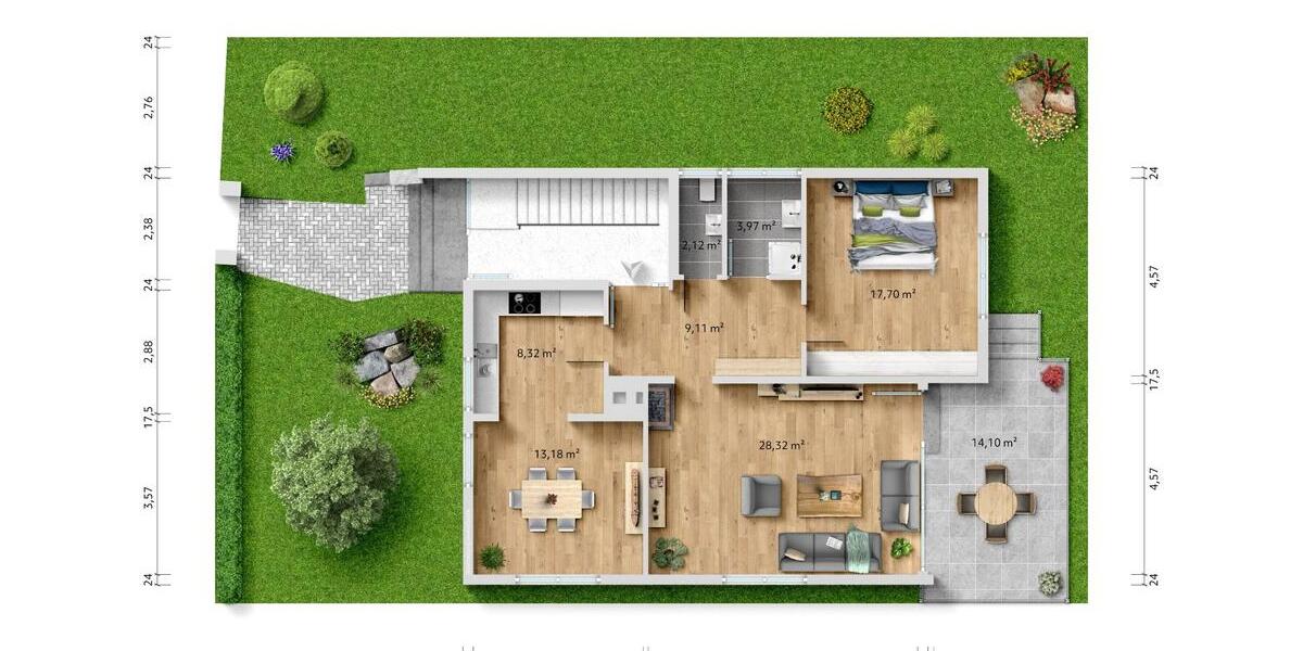 3-Zimmer-Wohnung mit 90 m² in Igersheim zu vermieten 3 zimmer