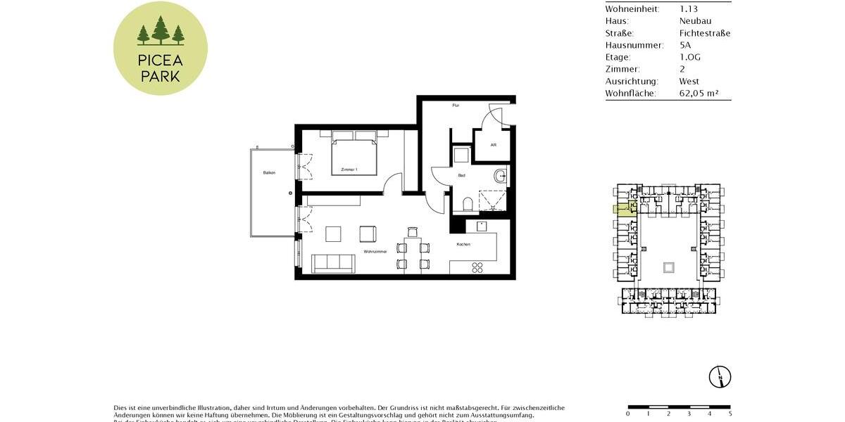 Etagenwohnung Ludwigsfelde - 2 Zimmer, 62 m&sup2;, 995&euro; | Angebot:24845478