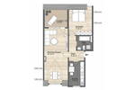 Schöne Dachgeschoßwohnung mit West-Loggia und TG-Stellplatz