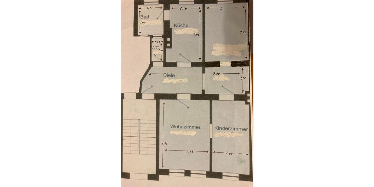 Etagenwohnung Erfurt Johannesvorstadt - 3 Zimmer, 75 m&sup2;, 675&euro; | Angebot:26697190